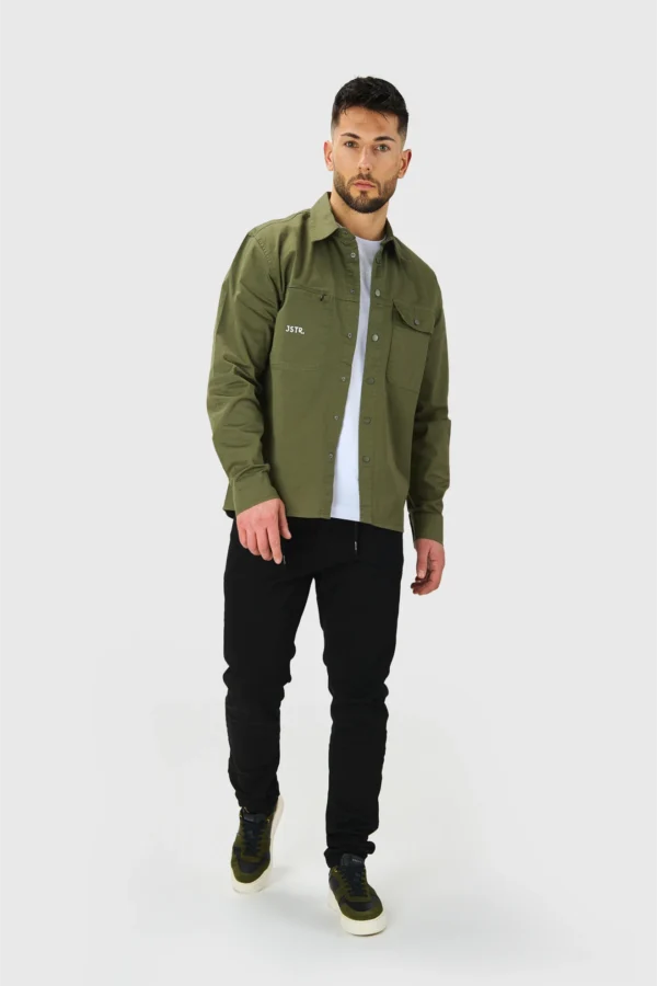 SRAJČNA JAKNA IZ BOMBAŽNEGA MATERIALA TWILL - Image 2