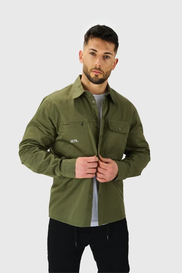 SRAJČNA JAKNA IZ BOMBAŽNEGA MATERIALA TWILL - Image 3