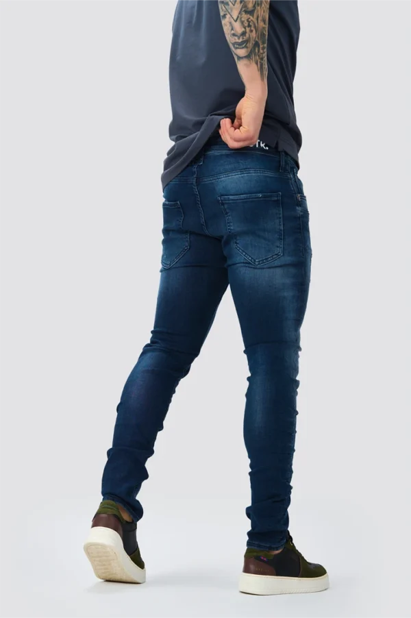 KAVBOJKE LUX STRETCH JEANS Z SPRANIMI DETAJLI - Image 6